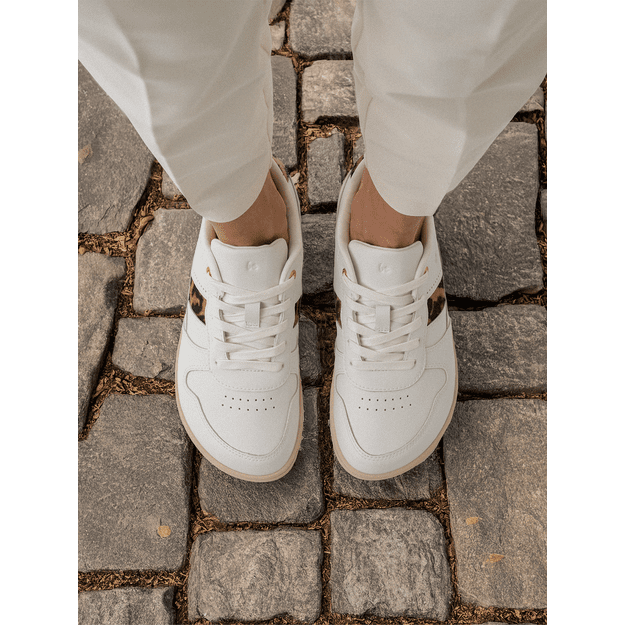 Barefoot Sneakers Be Lenka Cellestia - White & Leopard