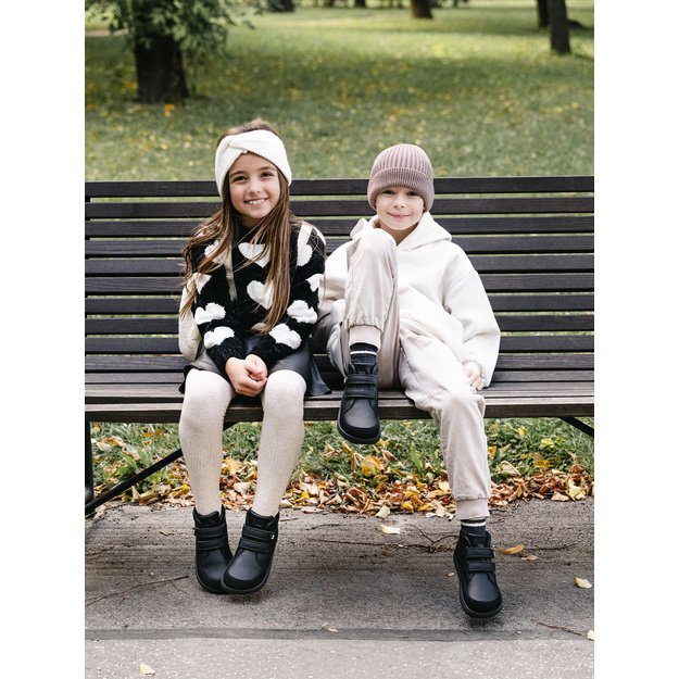 Kids barefoot shoes Be Lenka Elio Kids - All Black