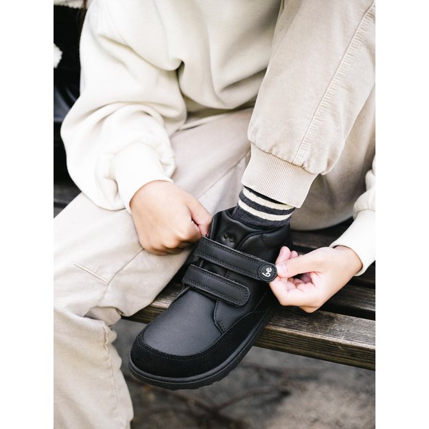 Kids barefoot shoes Be Lenka Elio Kids - All Black