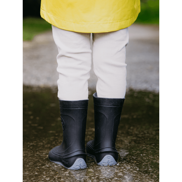Kids Barefoot Rain Boots Be Lenka Pudds - Black