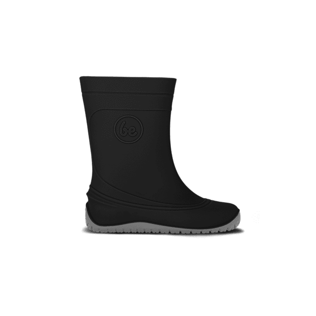 Kids Barefoot Rain Boots Be Lenka Pudds - Black