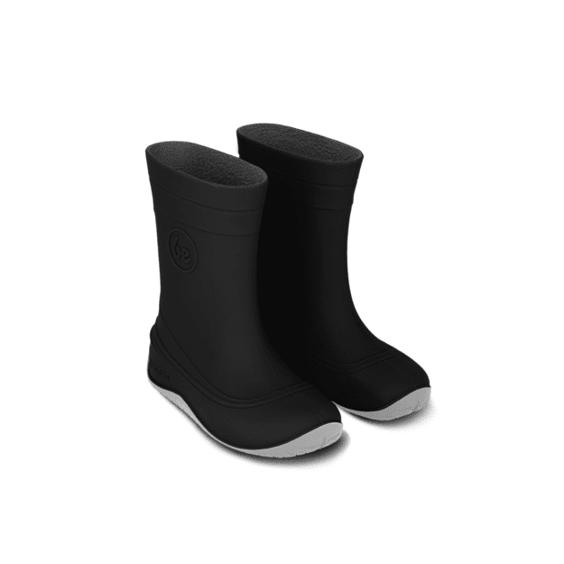 Kids Barefoot Rain Boots Be Lenka Pudds - Black