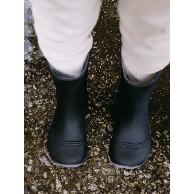 Kids Barefoot Rain Boots Be Lenka Pudds - Black
