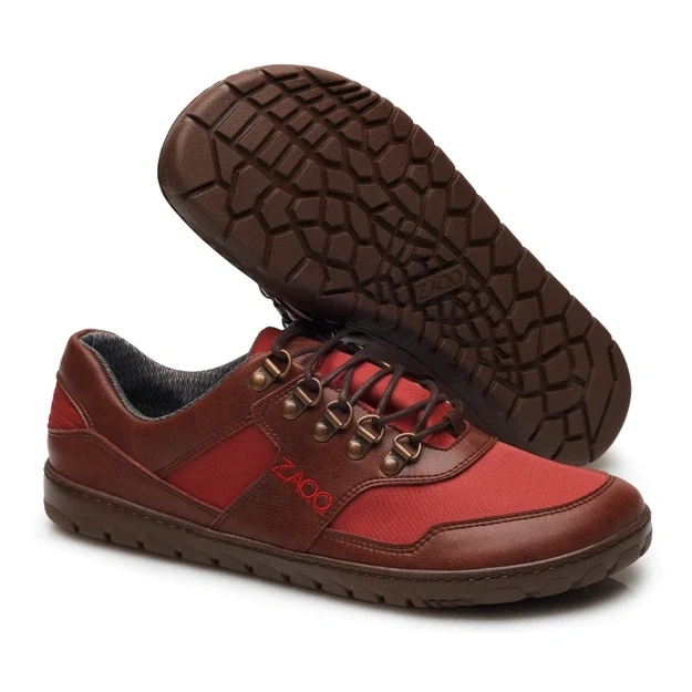 ZAQQ HIQE Low Camel Red – neperšlampami barefoot batai