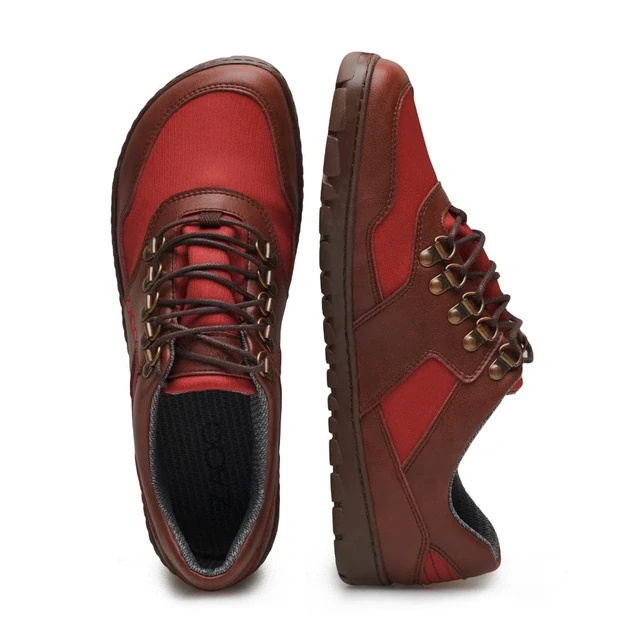 ZAQQ HIQE Low Camel Red – neperšlampami barefoot batai