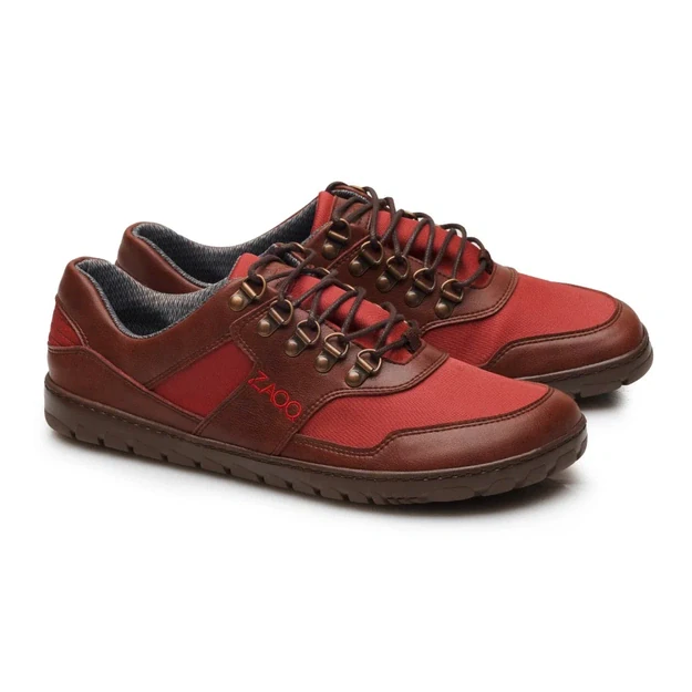 ZAQQ HIQE Low Camel Red – neperšlampami barefoot batai