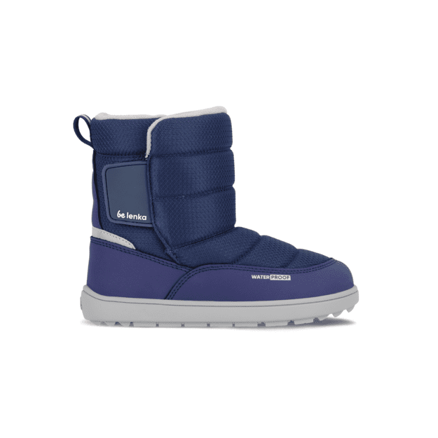 Kids barefoot snow boots Be Lenka Ailo Kids - Dark Blue