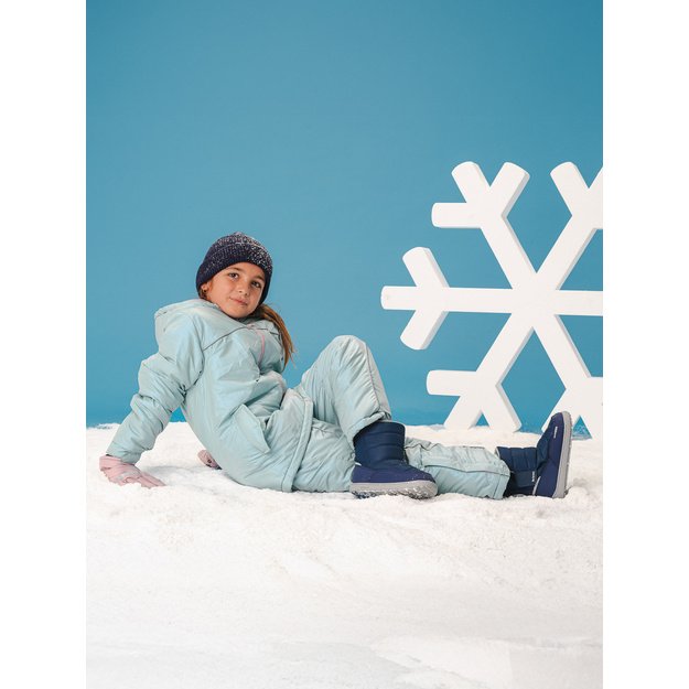 Kids barefoot snow boots Be Lenka Ailo Kids - Dark Blue