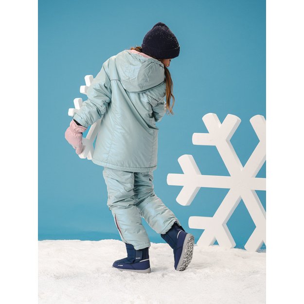 Kids barefoot snow boots Be Lenka Ailo Kids - Dark Blue