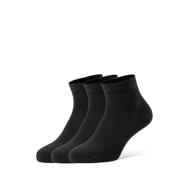 Barefoot Socks - Low-cut - Essentials - Black - 3 pack