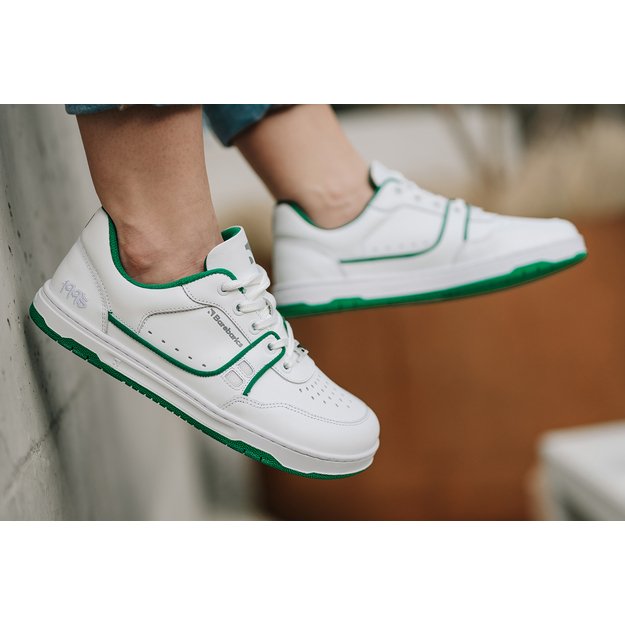 Barefoot Sneakers Barebarics Arise - White & Green