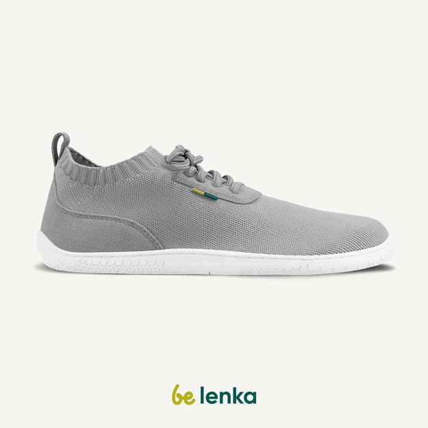 Barefoot Sneakers - Be Lenka Stride - Grey & White