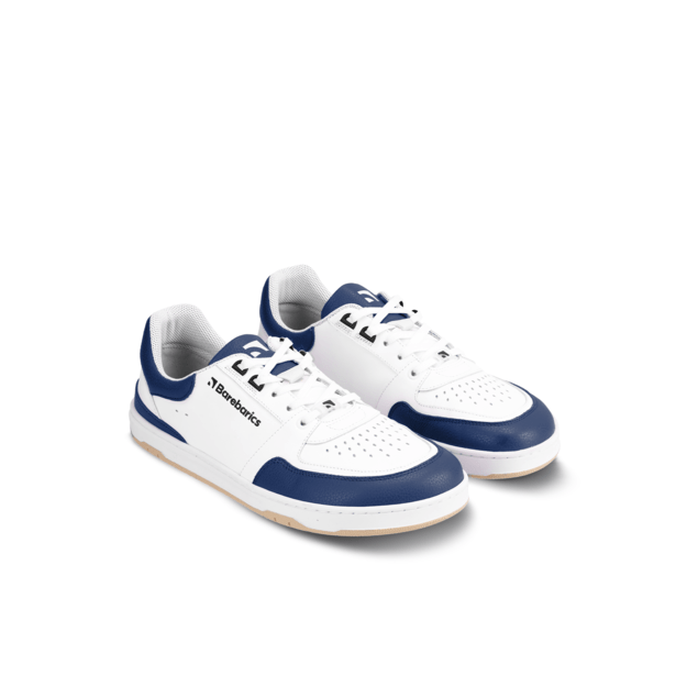 Barefoot Sneakers Barebarics Wave - White & Dark Blue