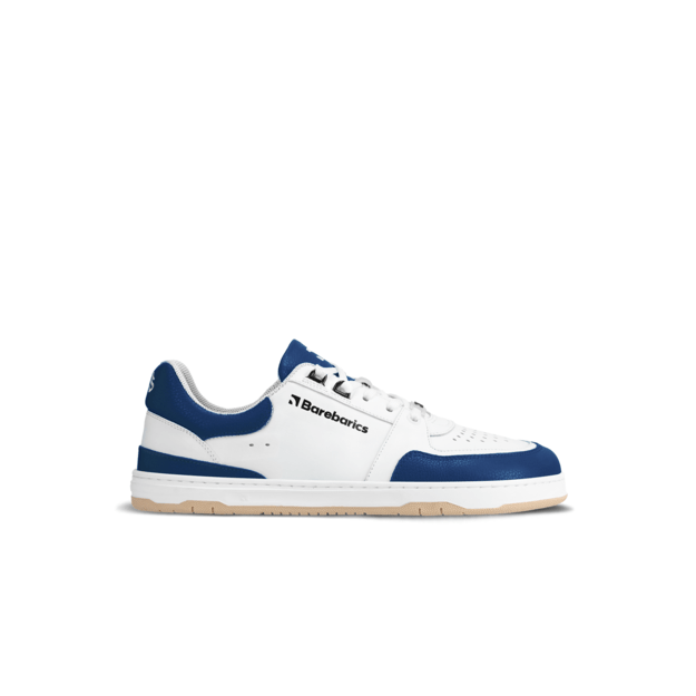 Barefoot Sneakers Barebarics Wave - White & Dark Blue