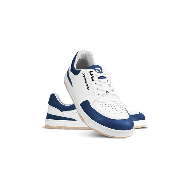 Barefoot Sneakers Barebarics Wave - White & Dark Blue