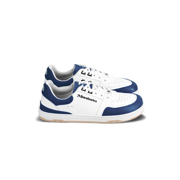 Barefoot Sneakers Barebarics Wave - White & Dark Blue