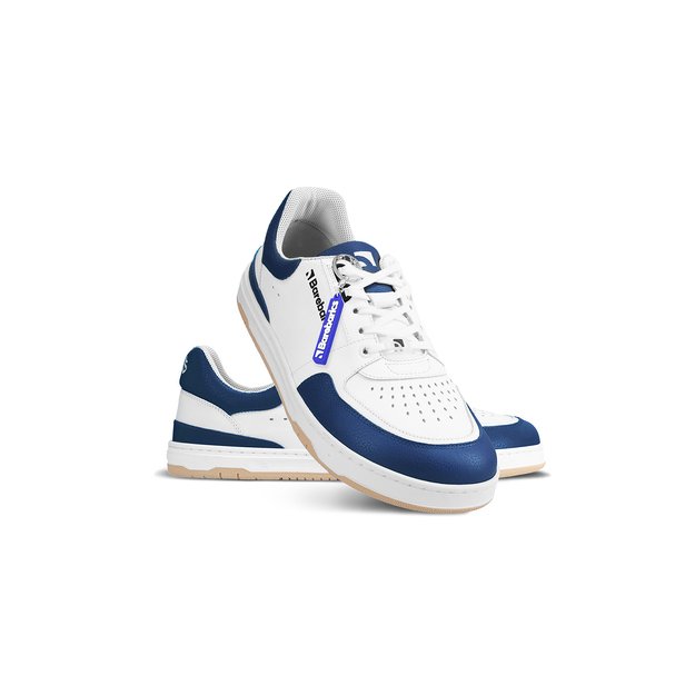 Barefoot Sneakers Barebarics Wave - White & Dark Blue