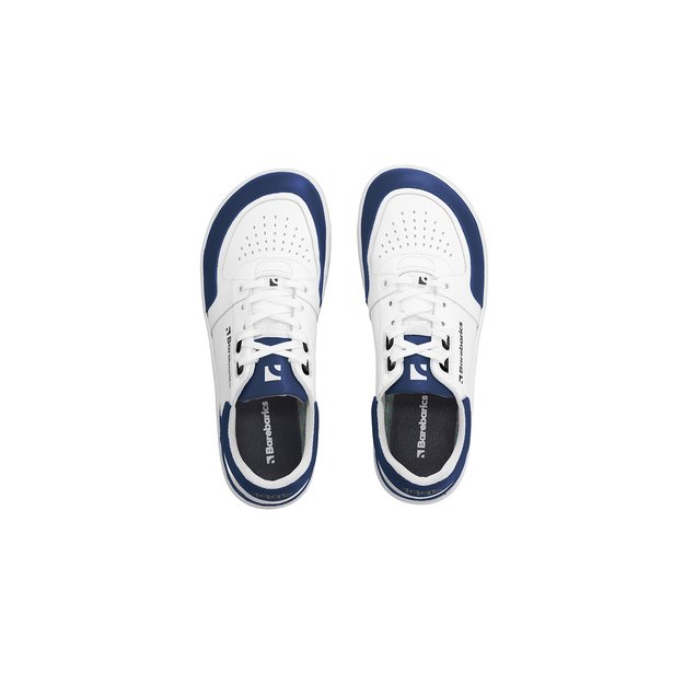 Barefoot Sneakers Barebarics Wave - White & Dark Blue