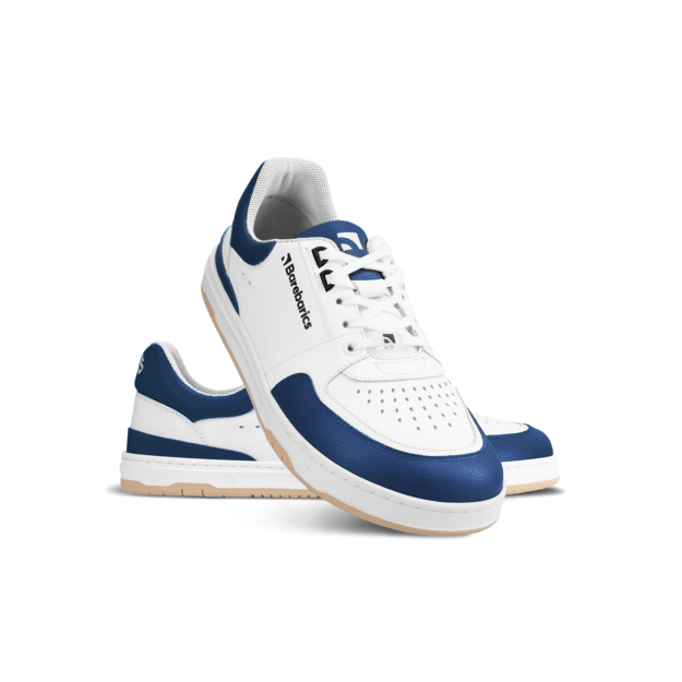 Barefoot Sneakers Barebarics Wave - White & Dark Blue