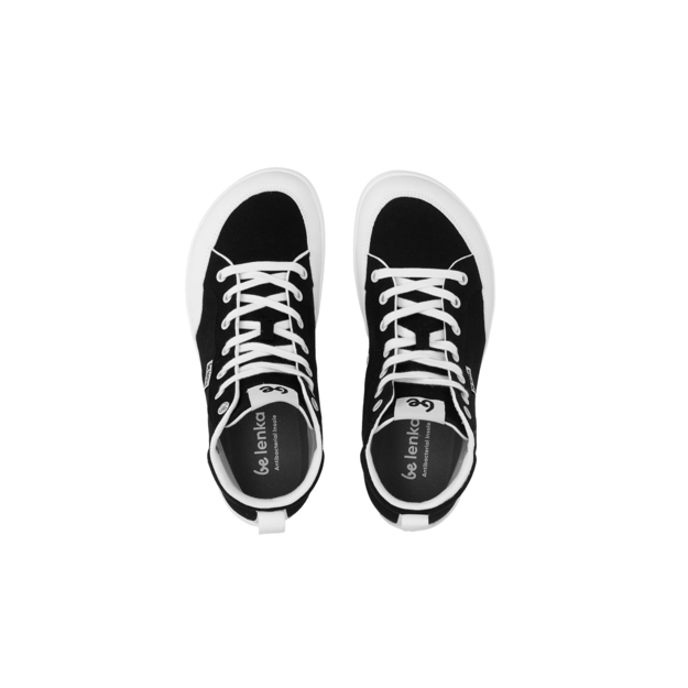 Barefoot Sneakers Be Lenka Rebound - High Top - Black & White