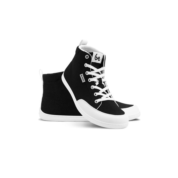 Barefoot Sneakers Be Lenka Rebound - High Top - Black & White