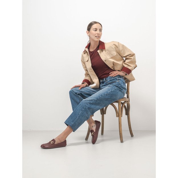 Barefoot Moccasins Be Lenka Divella - Burgundy