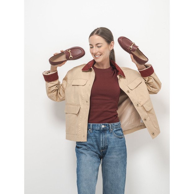 Barefoot Moccasins Be Lenka Divella - Burgundy