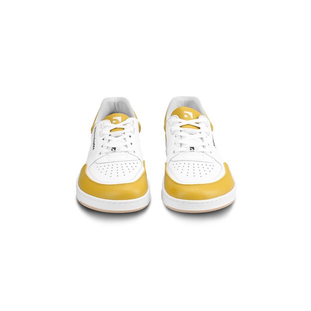 Barefoot Sneakers Barebarics Wave - White & Sunset Yellow