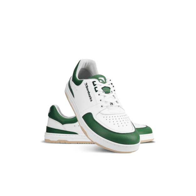 Barefoot Sneakers Barebarics Wave - White & Dark Green