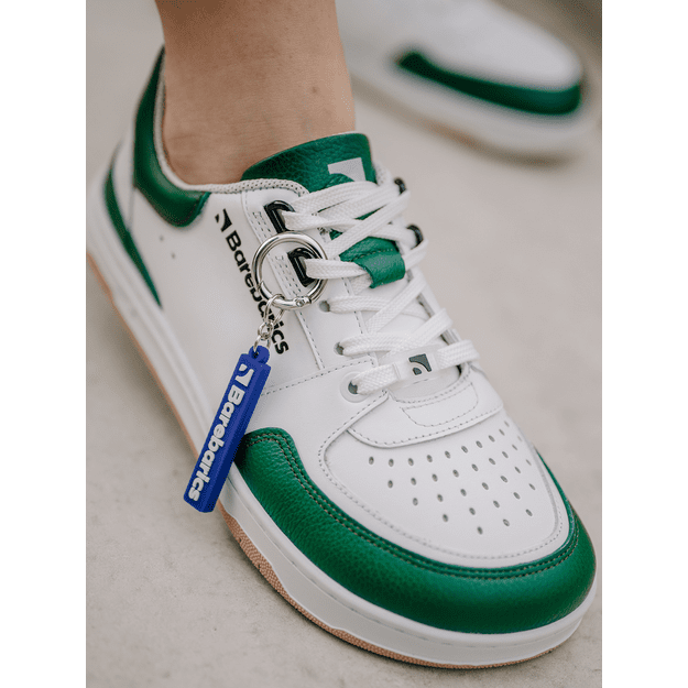 Barefoot Sneakers Barebarics Wave - White & Dark Green