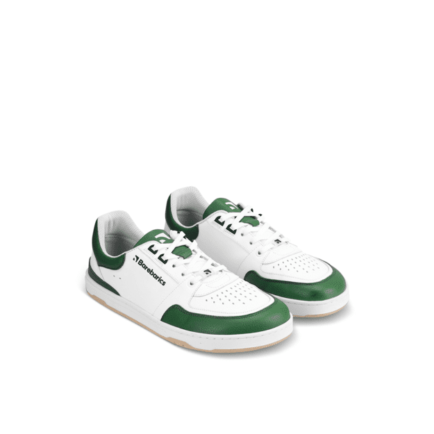 Barefoot Sneakers Barebarics Wave - White & Dark Green