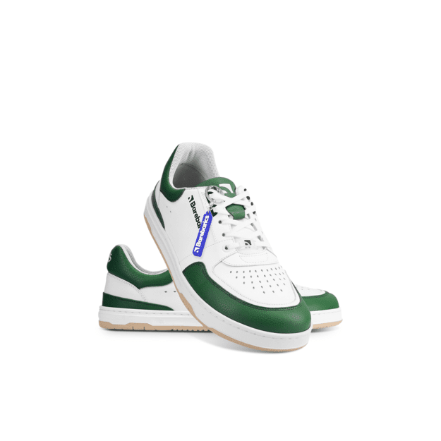Barefoot Sneakers Barebarics Wave - White & Dark Green