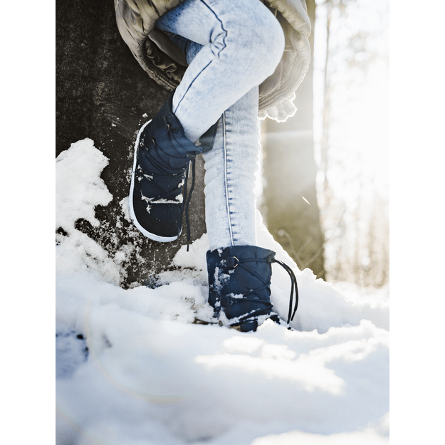 Winter Kids Barefoot Be Lenka Snowfox Kids 2.0 - Dark & Light Blue