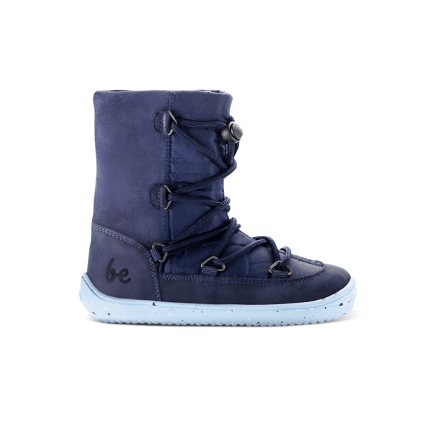 Winter Kids Barefoot Be Lenka Snowfox Kids 2.0 - Dark & Light Blue