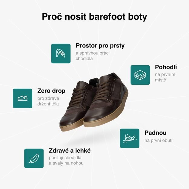 P&aacute;nsk&eacute; Barefoot Tenisky GROUNDIES&reg; Nova Special Espresso
