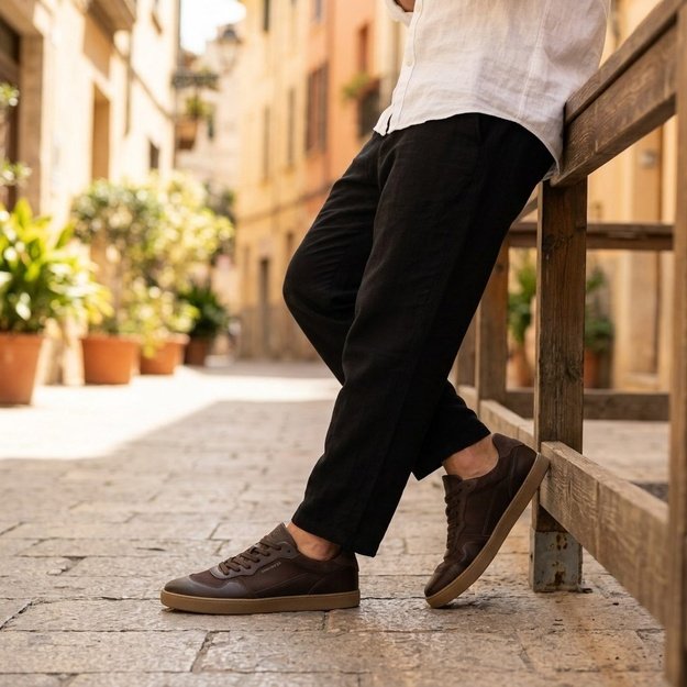 P&aacute;nsk&eacute; Barefoot Tenisky GROUNDIES&reg; Nova Special Espresso