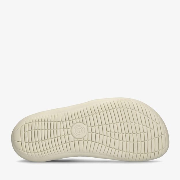 Barefoot+ Tenisky GROUNDIES&reg; Nova GO1+ B&iacute;lo B&eacute;žov&eacute;