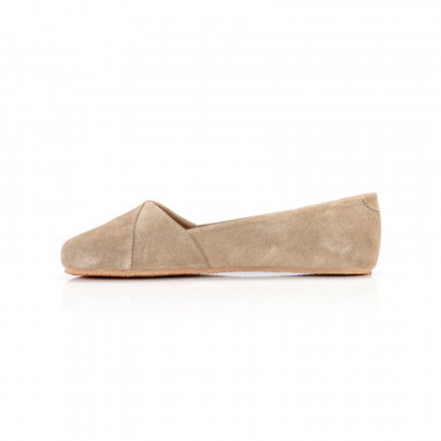 Shapen PEONY barefoot bateliai Beige Suede