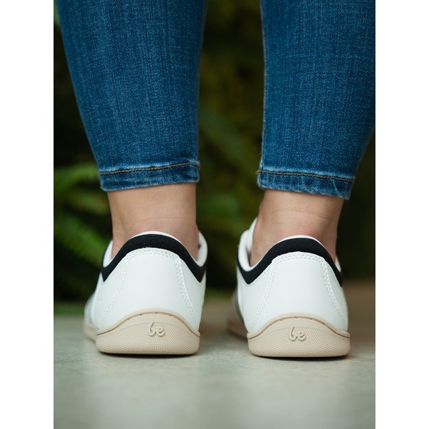 Barefoot Sneakers - Be Lenka Echo - White & Black Vegan