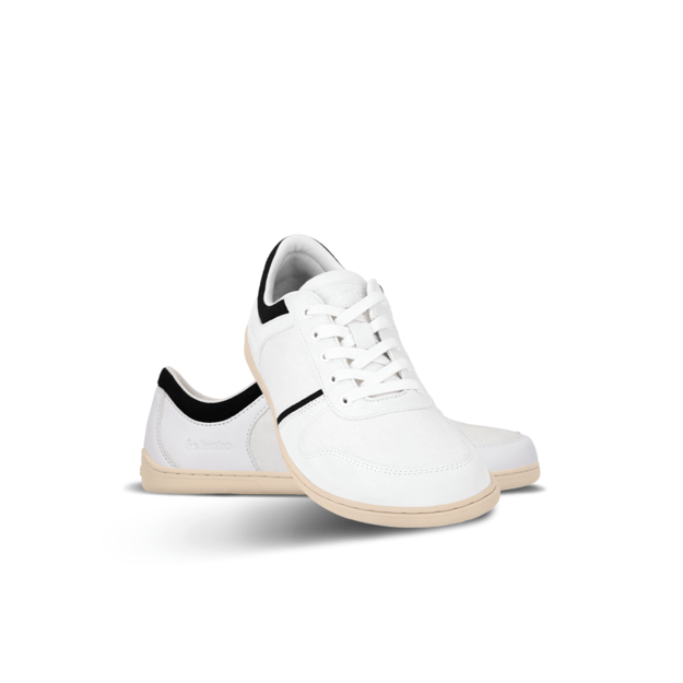 Barefoot Sneakers - Be Lenka Echo - White & Black Vegan