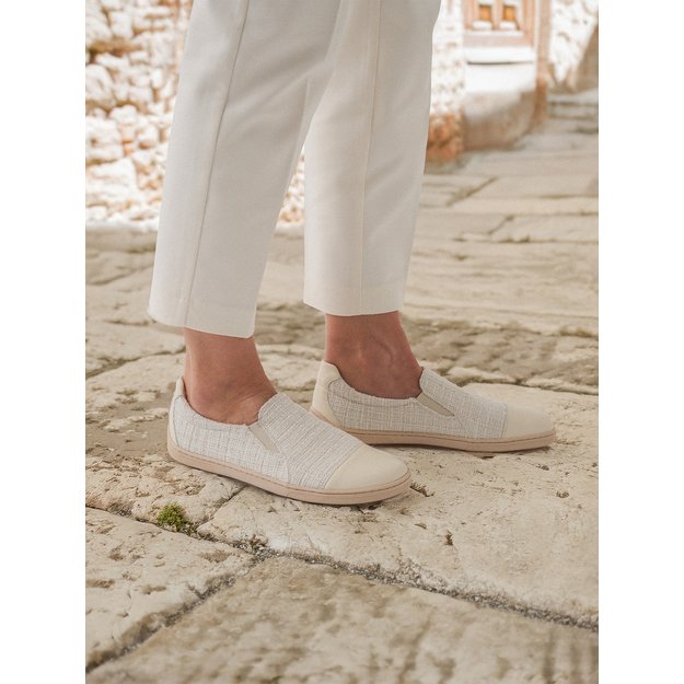 Barefoot Slip-on shoes Be Lenka Breeze - Ivory