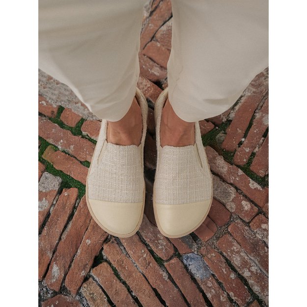 Barefoot Slip-on shoes Be Lenka Breeze - Ivory