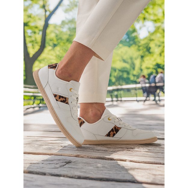 Barefoot Sneakers Be Lenka Cellestia - White & Leopard