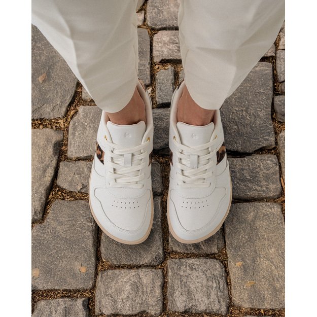 Barefoot Sneakers Be Lenka Cellestia - White & Leopard
