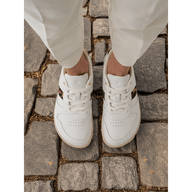Barefoot Sneakers Be Lenka Cellestia - White & Leopard