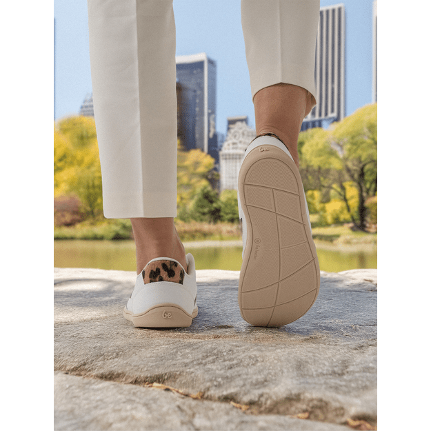 Barefoot Sneakers Be Lenka Cellestia - White & Leopard