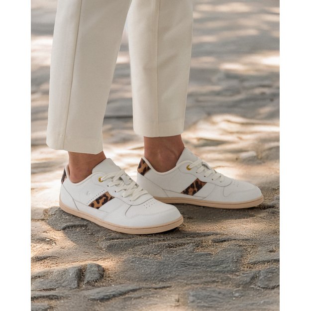Barefoot Sneakers Be Lenka Cellestia - White & Leopard
