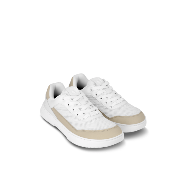 Barefoot Sneakers Barebarics Vaporo - White & Beige