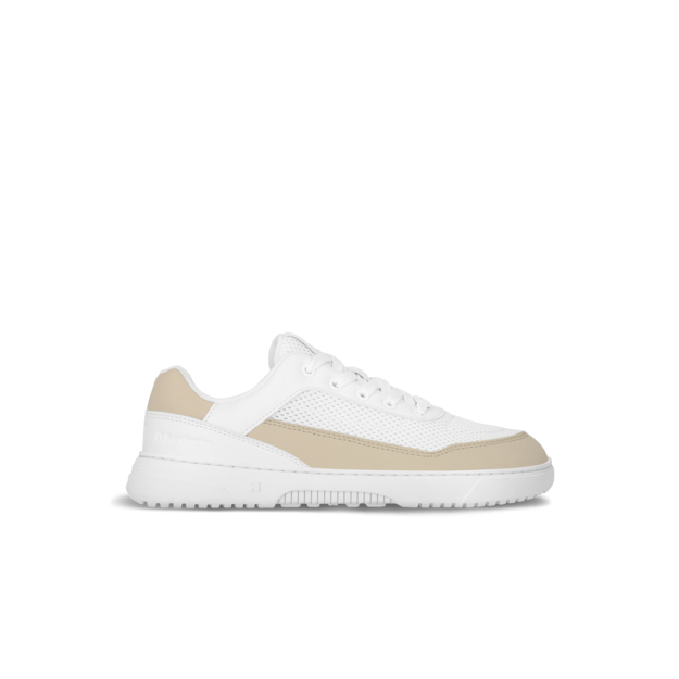 Barefoot Sneakers Barebarics Vaporo - White & Beige