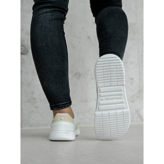 Barefoot Sneakers Barebarics Vaporo - White & Beige